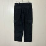 Wilfred Free Black Cargo Pants Straight Leg Size 12 Utility Minimalist Photo 3