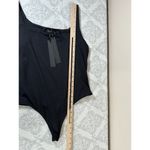 House of Harlow NWT  1960 XL Womens Stretch Bodysuit Black Sleeveless Cami SOFT Photo 7