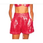 Susana Monaco NWT Sequin Shorts in Azalea Pink Sz XS $168 Photo 2