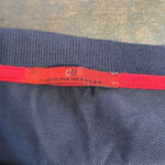 Carolina Herrera  CH Logo Polo Shirt Short Sleeve Blue Red Button Classic M Photo 8