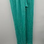 Bebe Summer Dream Turquoise Blue Sleeveless Twist Front Slinky Gown Dress Size M Photo 2