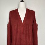 Wet Seal  Cold Shoulder Button Down Cardigan, Sz Medium Photo 2