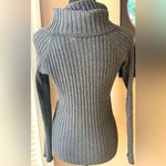 INC Heather Gray Sweater with Cowl Neck Photo 2