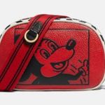 Coach DISNEY MICKEY MOUSE X KEITH HARING BADGE CAMERA CROSSBODY Photo 0