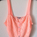 Charlotte Russe FINAL MARKDOWN  peach crop top (XL) Photo 0
