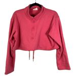 Showpo  Pink Quarter Zip Cropped Sweater Women's Size 10 Photo 0