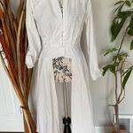 Thre4d Story High Low Victorian Steampunk Costume Cosplay Roll up Shirt Vintage Rare White Size M Photo 0