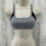 Pink Lotus PL Movement by Sports Bra Women XS Black White Stripe Nylon Crossback Photo 2