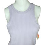 Free People Movement Womens Medium Blissed Out Ribbed Tank Lilac Dew Berry Photo 1