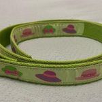 Vintage Preppy Lady Hats D Ring Ribbon Belt LG Douglas Paquette Providen Green Photo 0