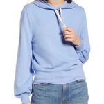 Madewell Bubble Sleeve Crop Pullover Hoodie 3X NWT Photo 0