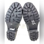 Daisy Fuentes  SANDER 8.5 Crystal Detail Lug Sole Black Lace-Up Ankle Boots Photo 7