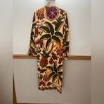 Farm Rio EUC  Brazil Tropical Linen Blend Kimono Duster Cardigan size small/large Photo 6