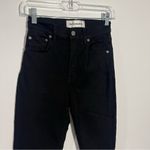 Reformation High Rise Skinny Jeans In Black Size 25 Photo 2
