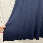 Seraphine Maternity Navy Blue Knit Pleated Skirt Tank Dress Size US 4 Photo 6