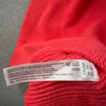 Free People Beach Open Back Knit Halter Top Women's Medium Coral Pink Tie Bow Photo 4