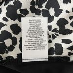 Sympli Shirt Womens 4 Black White Animal Print Satin Dolman Top Bold Edgy Unique Photo 8