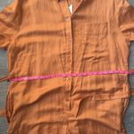 Anthropologie NEW  Corey Lynn Calter Utility linen blend Jumpsuit large Photo 9