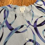 TSE  100% pure cashmere blue ribbon light blue cardigan button down size M Photo 1