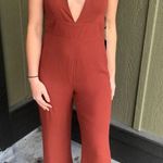 Forever 21 Rust Halter Jumpsuit Photo 0