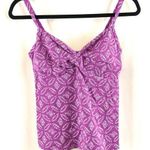 Lands' End Swim Tankini Top Underwire Purple 4 Photo 0