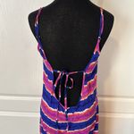 Tommy Bahama  BLUE & PURPLE TIE BACK CAMI MAXI BEACH DRESS VACATION RESORT Photo 2