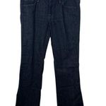 7 For All Mankind Women’s A Pocket Rhinestone Dark Wash Flare Jeans Size 29 Photo 5