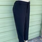 ZARA  WOMAN BLACK Ankle‎ Cropped TROUSERS Size 4 Elastic Waist Dress Pants… Photo 1