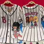 Bratz doll Jersey Top Baseball shirt L White Size L Photo 1