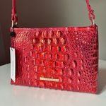 Brahmin Lorelei Shoulder Bag Red Dragon Melbourne Croc Embossed Leather NWT Photo 0