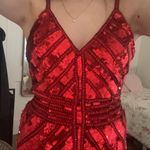 Sherri Hill  Homecoming Dress Red Photo 2