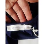 Lush Clothing Lush Blouse Sz Small Halter Pin Tuck Sleeveless Halter Blue Semi Sheer Y2k Look Photo 7