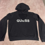 Guess Los Angeles Triangle Cut Hoodie Sweatshirt Black Size L Y2K I0191 Photo 0