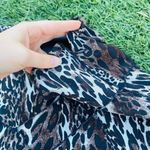 Coco Bianco  vintage y2k leopard patterned mid length skirt Photo 3