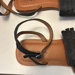 Lucky Brand Black and Tan Sandals Casual Comfort Photo 3