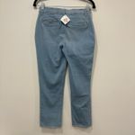Frank &‎ Eileen Womens The Italian Chino 1975 Light Blue Wash Denim Raw Hem NEW Size 0 Photo 3