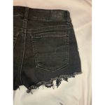 American Eagle American-eagle-outfitters Women's Black Hi-Rise Shortie Flower Overlay Sz 0 Photo 1