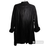 Kobakko (MR) Black Leather Suede Reversible Long Zip Up Jacket Size M Size M Photo 1