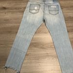 American Eagle Outfitters Unisex Jeans SZ 36/32 Distressed Ripped 100% Cotton Slim Straight Photo 1