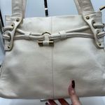 Vera Pelle  Vintage White Leather Shoulder **See  description and pics Photo 2