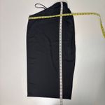 H:ours Revolve Sonnie Cutout Midi Asymmetrical Black Satin Slip Skirt S Photo 3