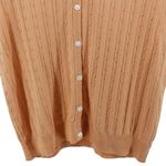 Vintage Y2K Bobby Chan Creamsicle Silk Blend Sweater Vest Old Money Size M Orange Size M Photo 3