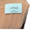 Aritzia Wilfred Manila Cardigan Sweater Wool Cotton Pink Beige Size Medium Photo 8