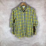 Michael Kors Plaid Tie-Sleeve Button-Down Shirt Petite Medium Photo 8