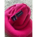 Hat Attack Bright Pink Knit Beanie Hat Photo 3