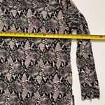 Mario Serrani Black and Tan Long Sleeve Blouse Photo 5