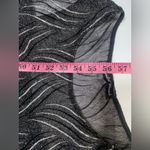 Cardalite Women’s sheer panel‎ maxi dress, shimmer, flowy sleeveless, vintage Black Size undefined Photo 10