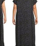 Terra & Sky Dress Cap Sleeve Mandarin Collar Maxi Dress Colorblocked Plus Sze 2X Photo 0