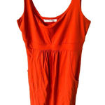 Susana Monaco  Womens Scoop Neck Sleeveless‎ dress orange Red Large Photo 5