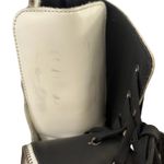 Thursday Boot Company Leather Combat‎ Boots in Ecru White Sz 10 Chunky Lug Sole Photo 8